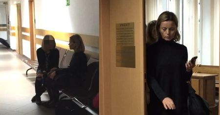 Małgorzata Foremniak w sądzie z córką