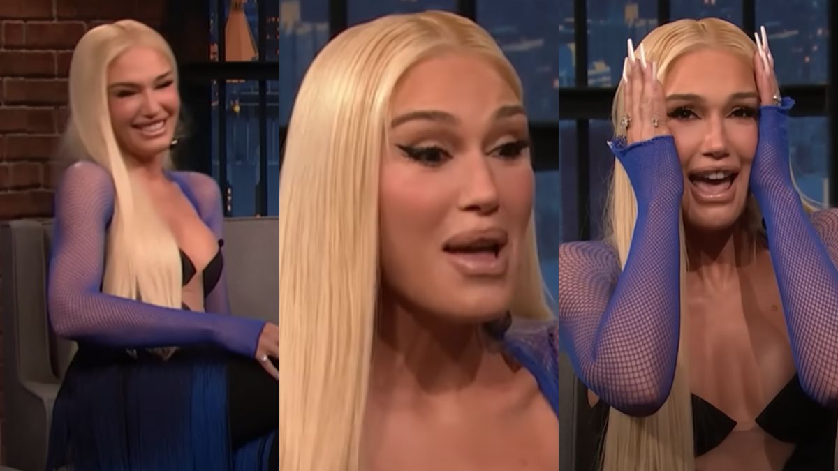 Gwen Stefani prezentuje efekty metamorfozy w programie Setha Meyersa