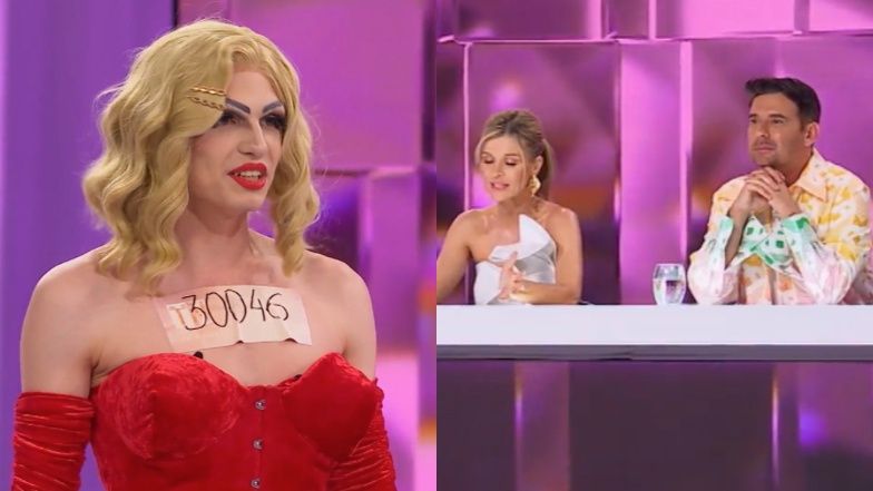 Drag queen w "Top Model"