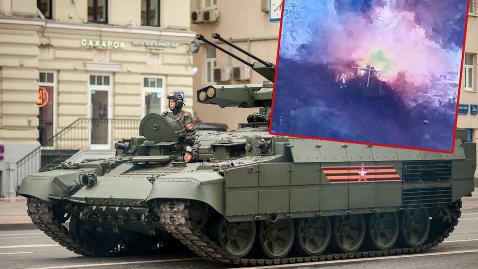 Rosyjski "Terminator" w ogniu. Miał być niezniszczalny