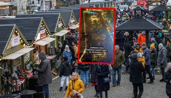 "Parada sardynek" w Gdańsku. Ujęcia z lotu ptaka