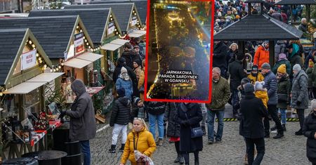 "Parada sardynek" w Gdańsku. Ujęcia z lotu ptaka