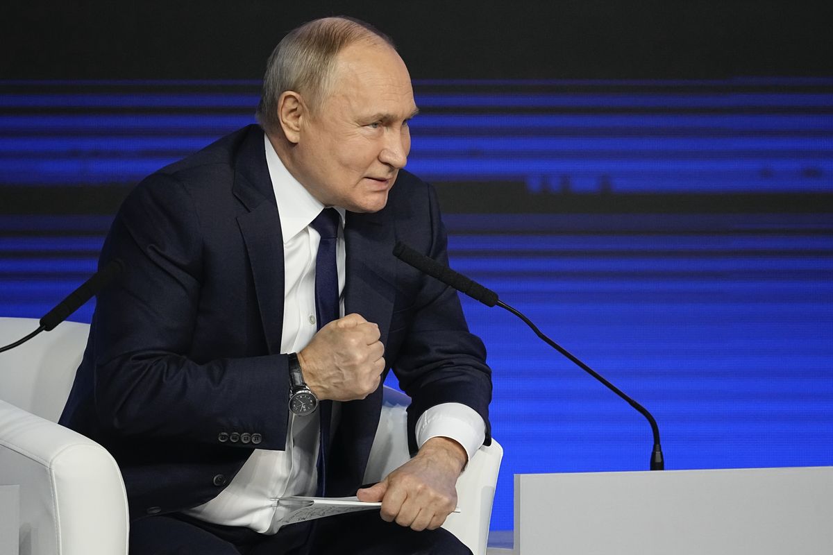Władimir Putin mówił o stworzeniu w Ukrainie "strefy zdemilitaryzowanej"