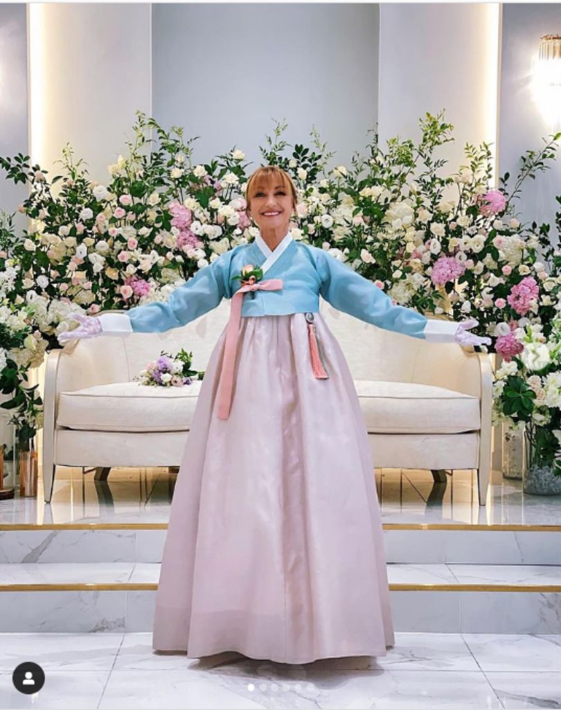 Jane Seymour celebruje koreański ślub syna