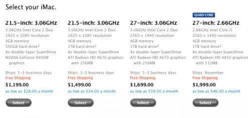 Apple prezentuje nowe iMaki 21,5" i 27" [+video] 2