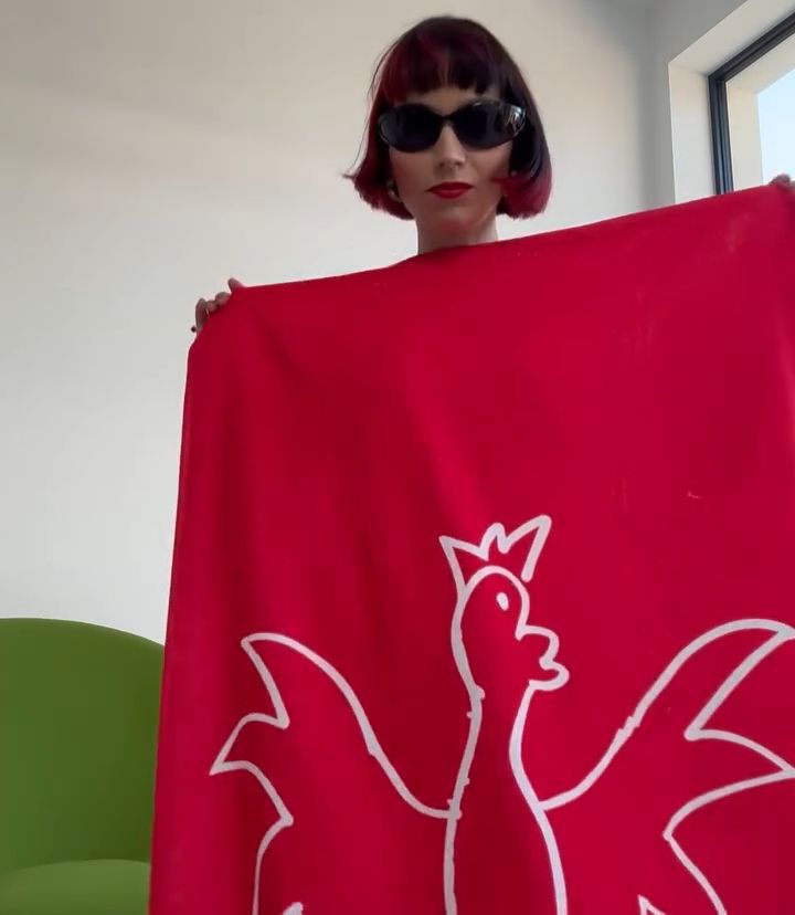 Mery Spolsky w "patriotycznej" bieliźnie
