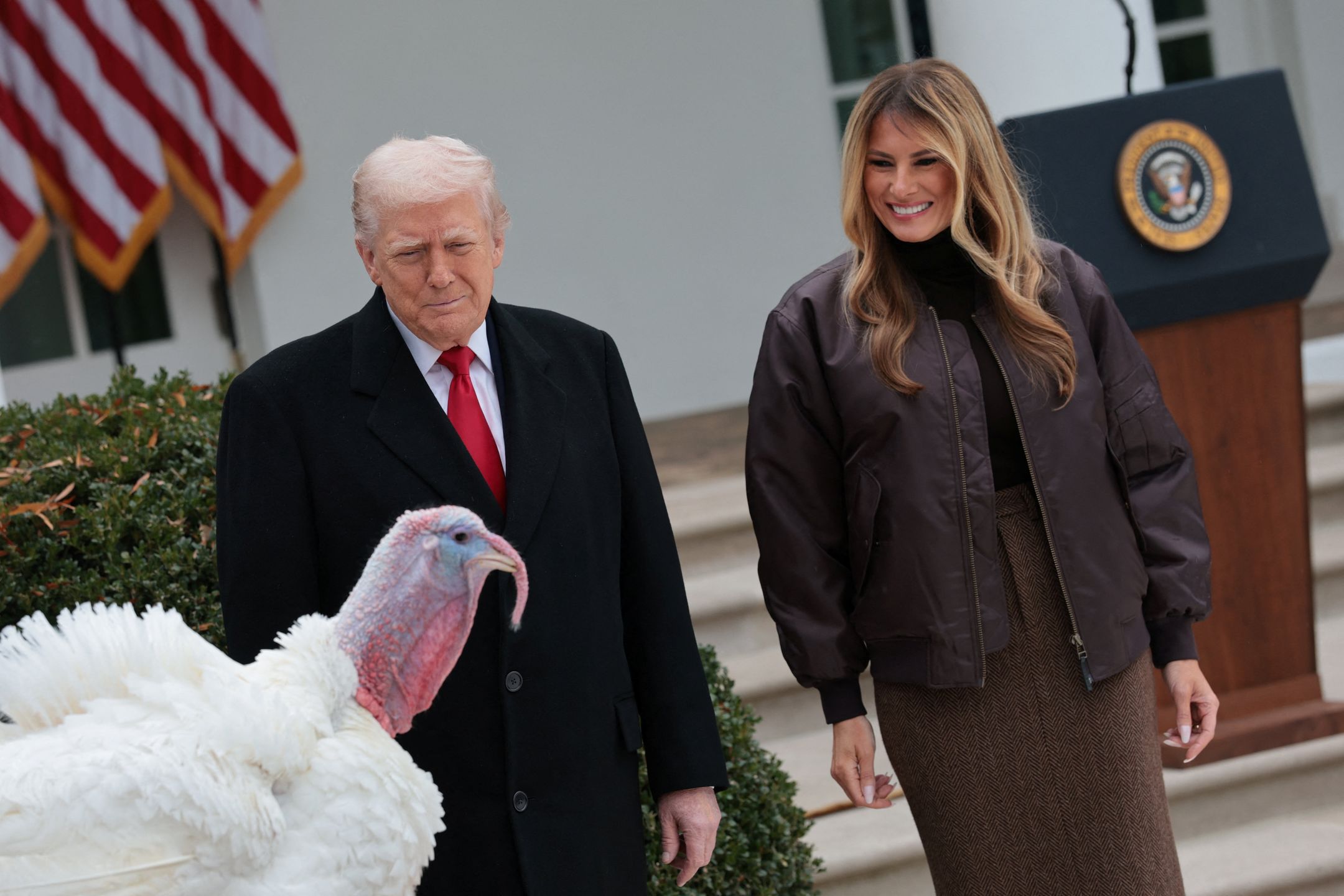 Donald i Melania Trumpowie 