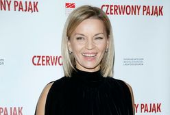 Małgorzata Foremniak zadała szyku podczas premiery filmu "Czerwony pająk"