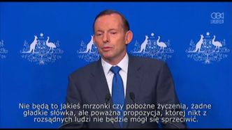 Premier Australii przedstawił rezolucję domagającą się dostępu do miejsca katastrofy