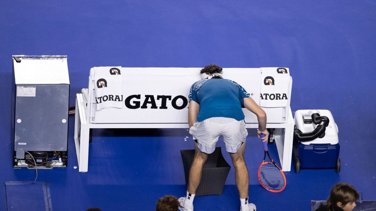 Zdjęcie okładkowe artykułu: Getty Images /  / Taylor Fritz miał spore problemy podczas ostatniego meczu