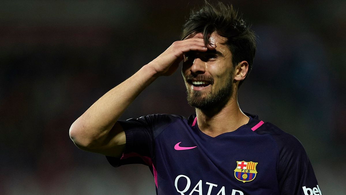 Andre Gomes w koszulce Barcelony