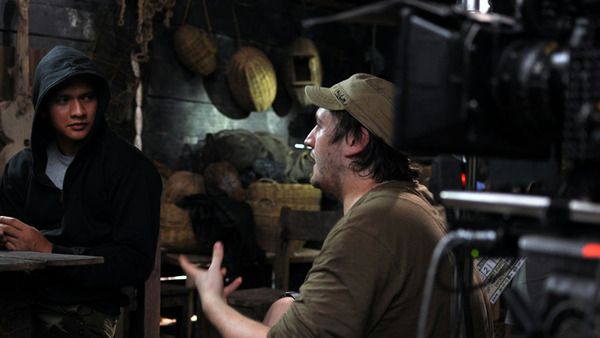 Gareth Evans na planie ''The Raid 2: Infiltracja''