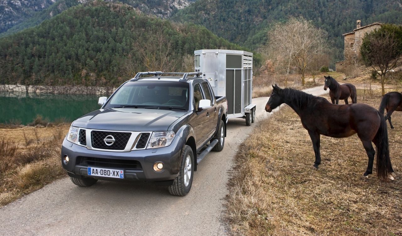 Nissan Navara może ciągnąć przyczepę o masie do 3 ton.