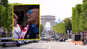Sceny w Paryżu. Francuski policjant totalnie zaskoczył Polaków