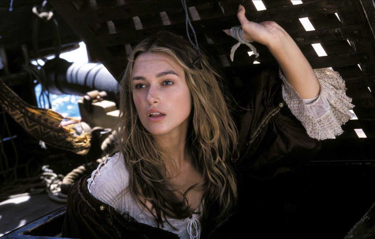 Keira Knightley w "Piratach z Karaibów"