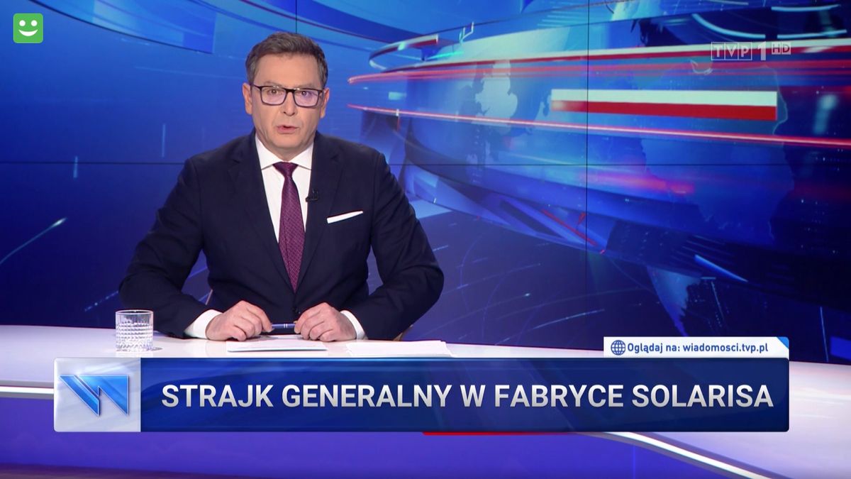 "Wiadomości" w końcu zainteresowały się strajkiem w zakładach Solarisa