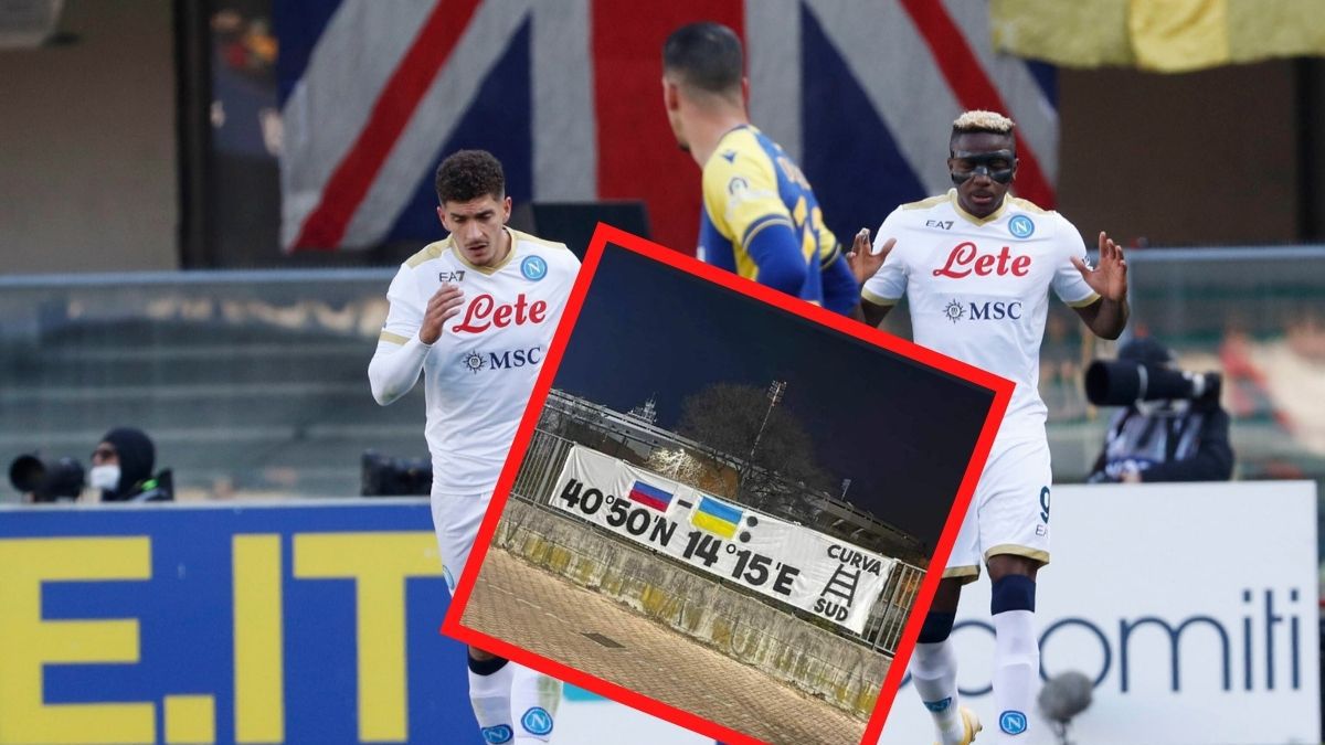 PAP/EPA / Skandaliczne zachowanie przed meczem Hellasu Werona z SSC Napoli