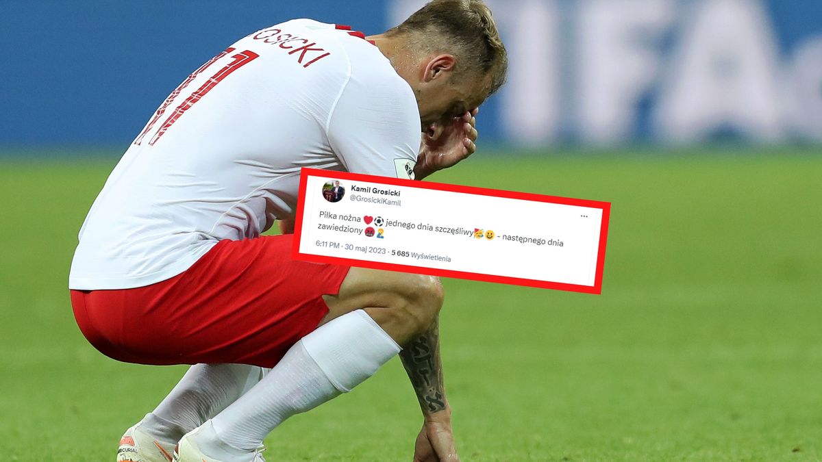 Kamil Grosicki zareagował na brak powołania