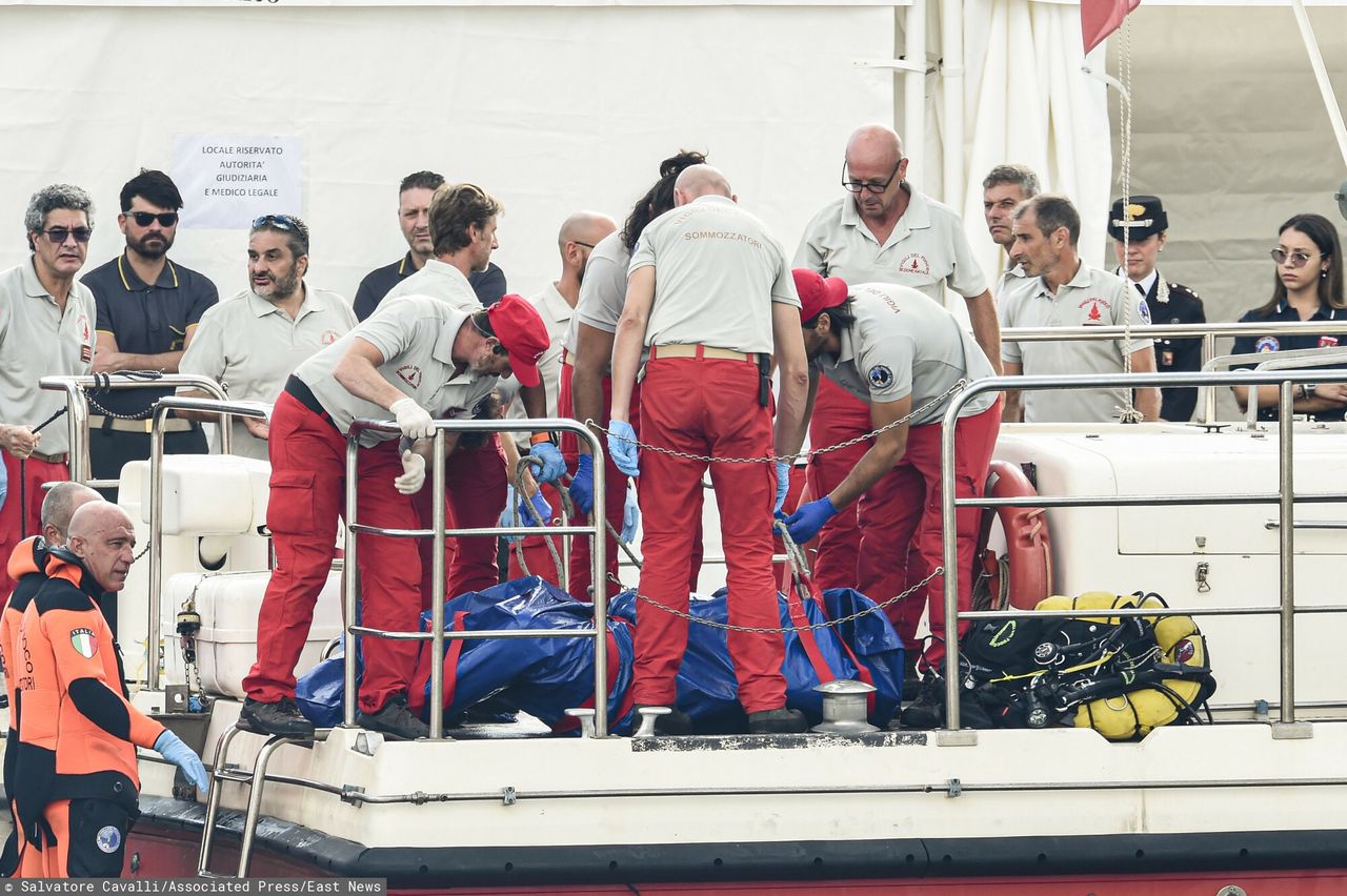 Katastrofa jachtu na Sycylii. Nurkowie wyłowili ciało miliardera i jego córki