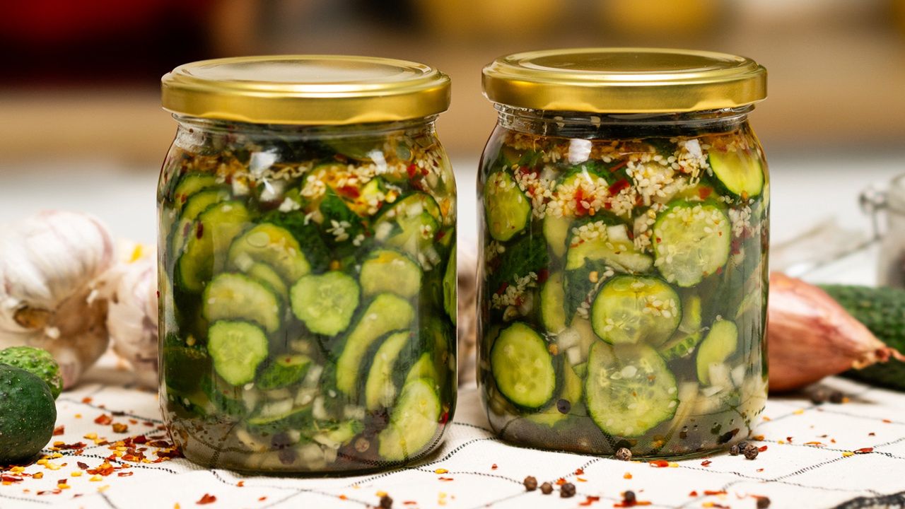 Homemade delight: Chinese-style cucumber brine explodes with flavour