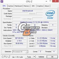 Intel Core M 5Y10 procesor specyfikacja