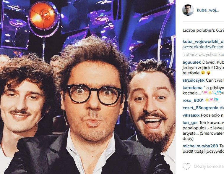 Roast Kuby Wojewódzkiego: Piotr Kędzierski i Dawid Podsiadło (fot. Instagram)
