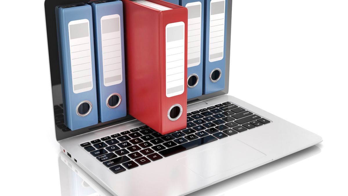 Archiwa na komputerze z depositphotos