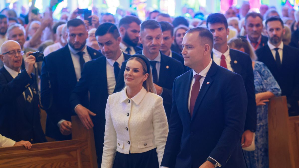 PAP / Na zdjęciu: Karol Nawrocki z żoną Martą