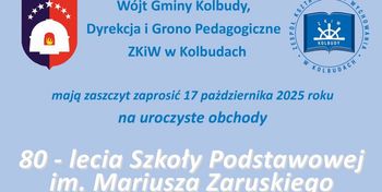 Kolbudy: Szkoła świętuje 80-lecie! Uroczystość już 17 października