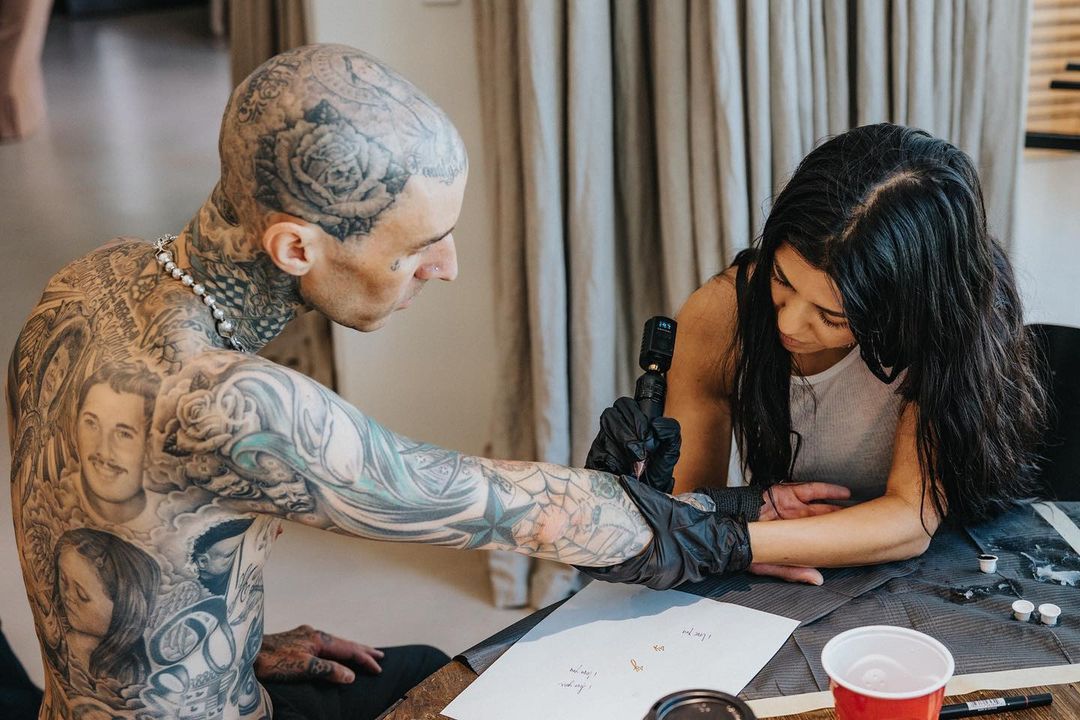 Travis Barker i Kourtney Kardashian