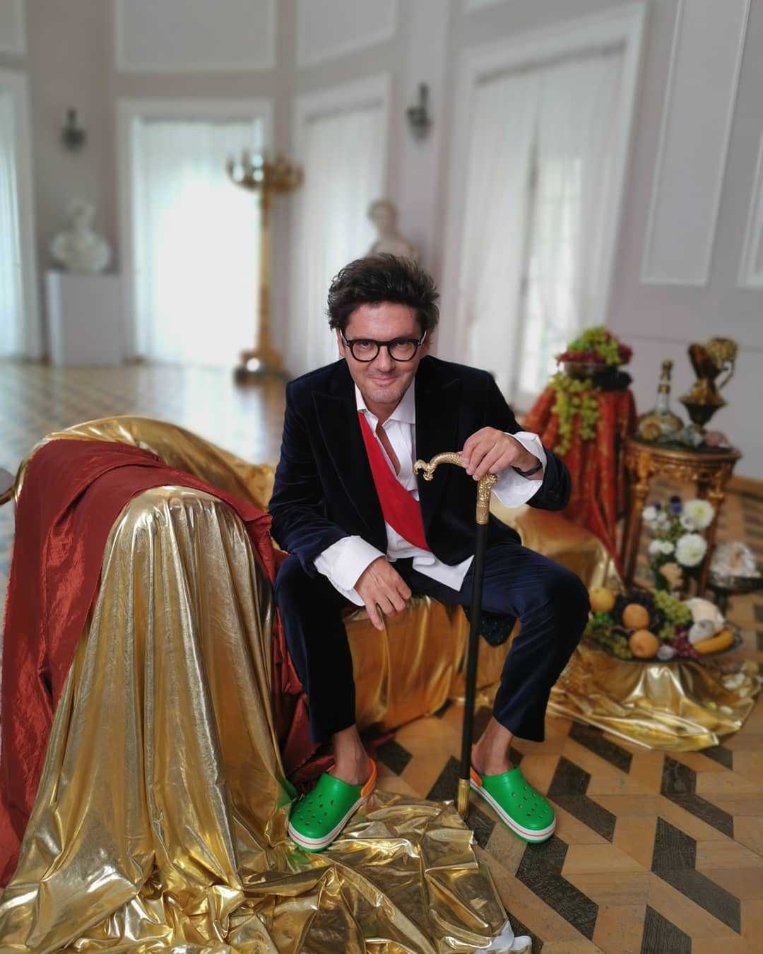 Kuba Wojewódzki w Crocksach - Instagram