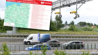 Kamery na autostradach i ekspresówkach. Na mapie roi się od punktów