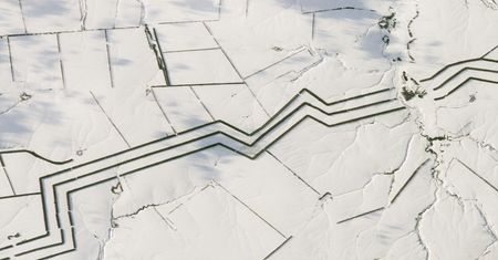 Tajemnicza fotografia NASA. Trzy linie przecinają Rosję