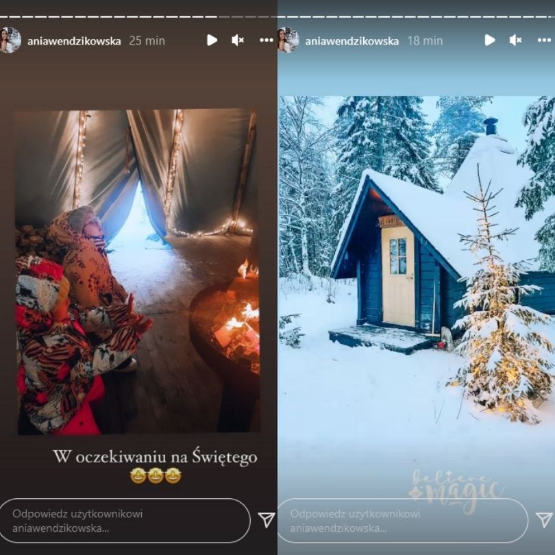 Anna Wendzikowska zabrała córki do Laponii