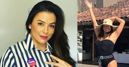 Eva Longoria kilka miesięcy po porodzie pręży się w kostiumie kąpielowym. "Jesteś piękna!" (FOTO)