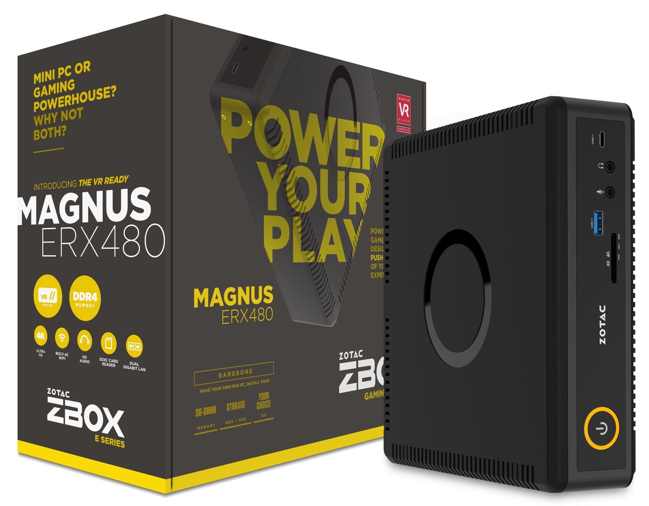 Zotac ZBOX Magnus ERX480: pierwszy na świecie mini PC z Radeonem RX 480