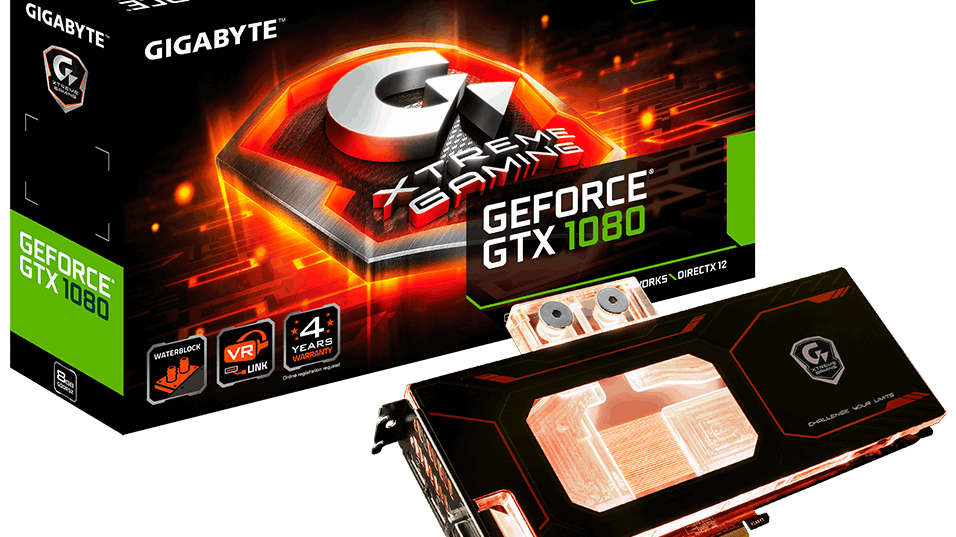 Gigabyte GeForce GTX 1080 Xtreme Gaming Waterforce WB: high-endowy Pascal chłodzony cieczą 1
