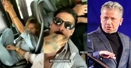 Michele Morrone PODSZCZYPUJE (?) w busie zadowoloną Nataszę Urbańską... (WIDEO)