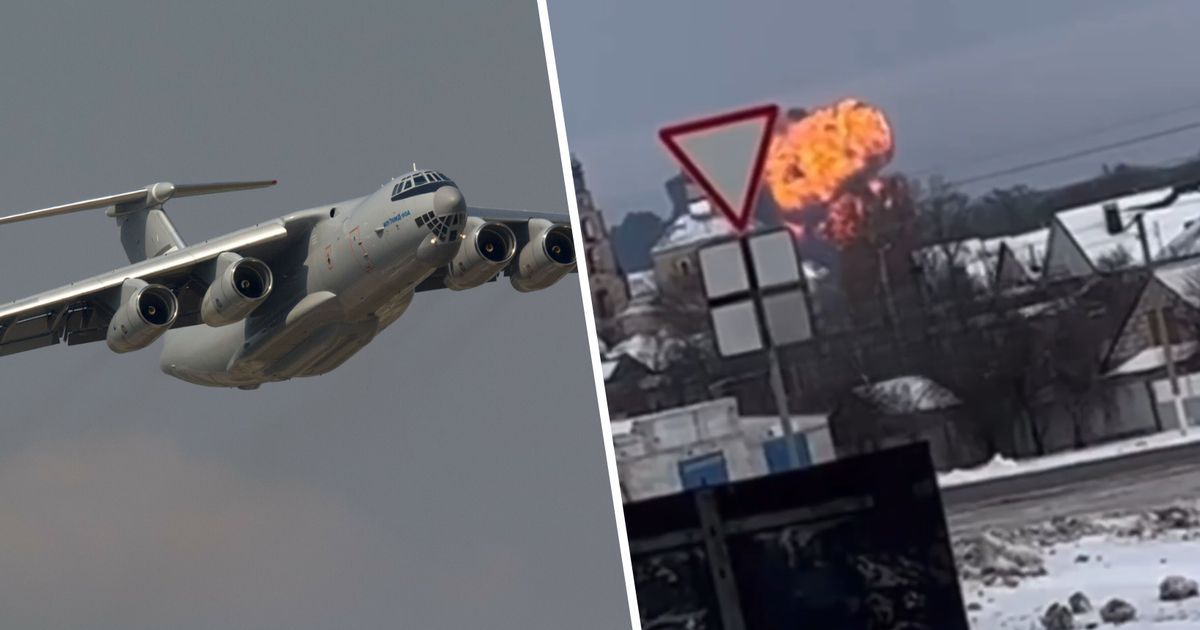 Ił-76 runął na ziemię. Rosjanie donoszą o "pewnym incydencie"
