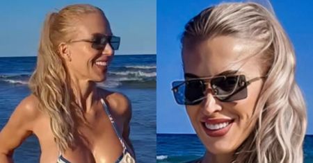 Wygładzona Aneta Glam w BIKINI wygina się na plaży (FOTO)