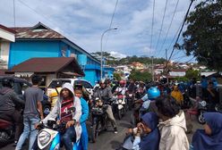 Alarm przed tsunami wywołał panikę w Indonezji