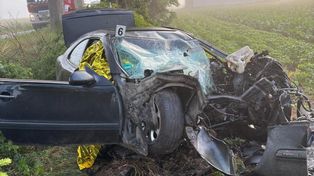 Koszmarny wypadek pod Malborkiem. Nie żyje dwóch nastolatków