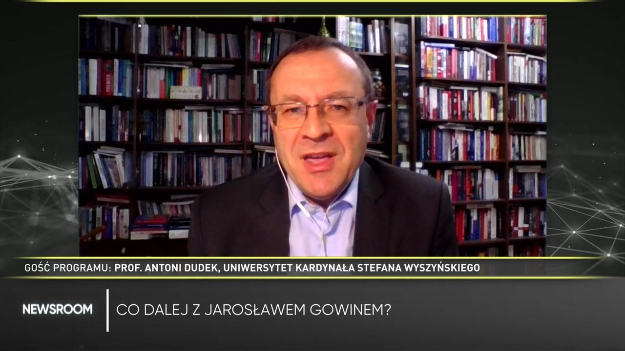 Jaka przyszłość Gowina? Prof. Dudek przypomina Czarzastego i Pawlaka