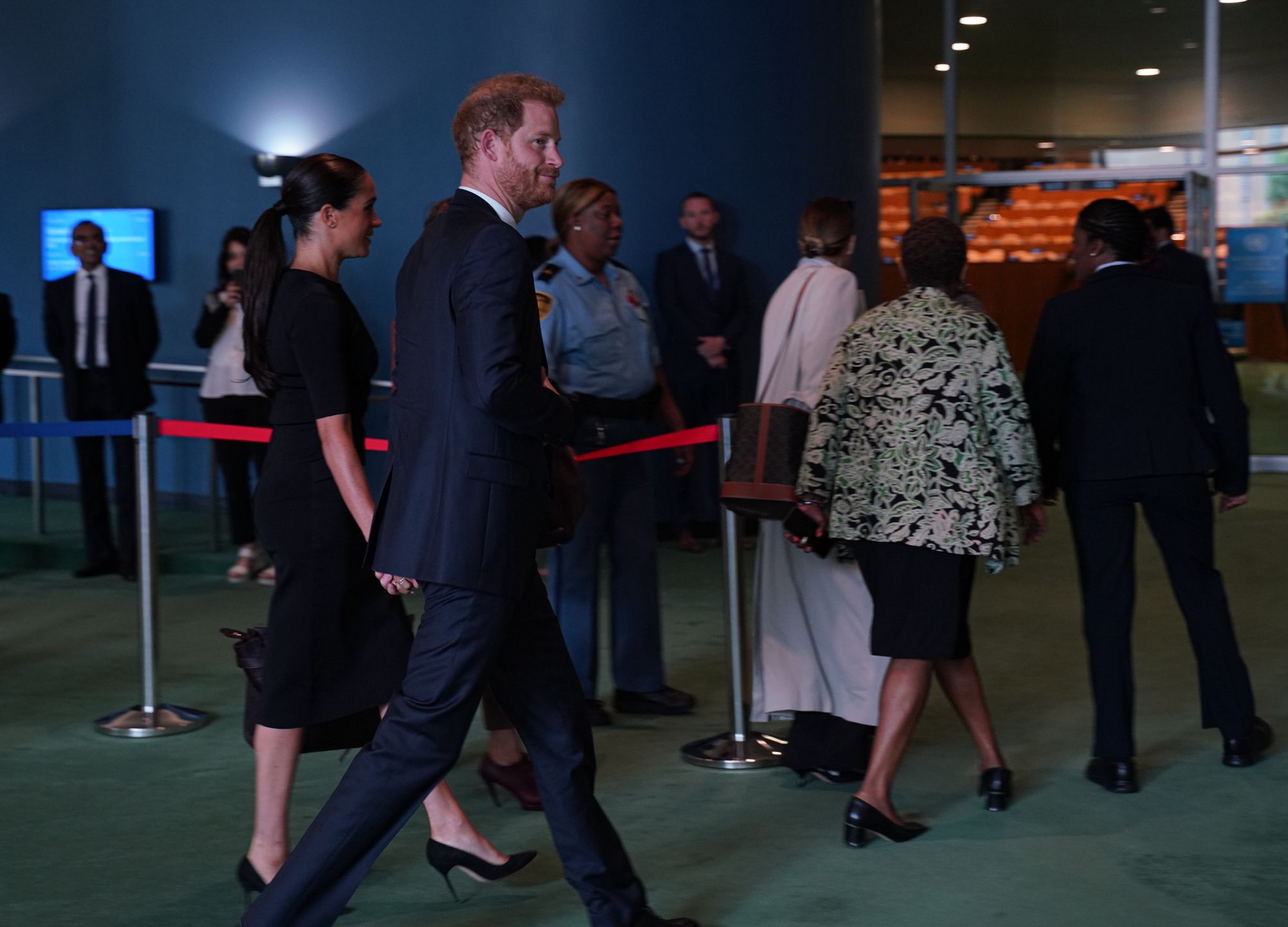 Meghan Markle i książę Harry w siedzibie ONZ