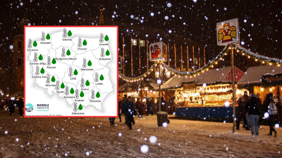 Wstępna długoterminowa prognoza pogody na święta i sylwestra