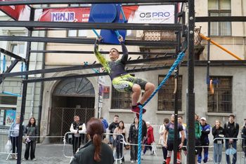 Zawody Ninja Series Regionals na Piotrkowskiej w Łodzi