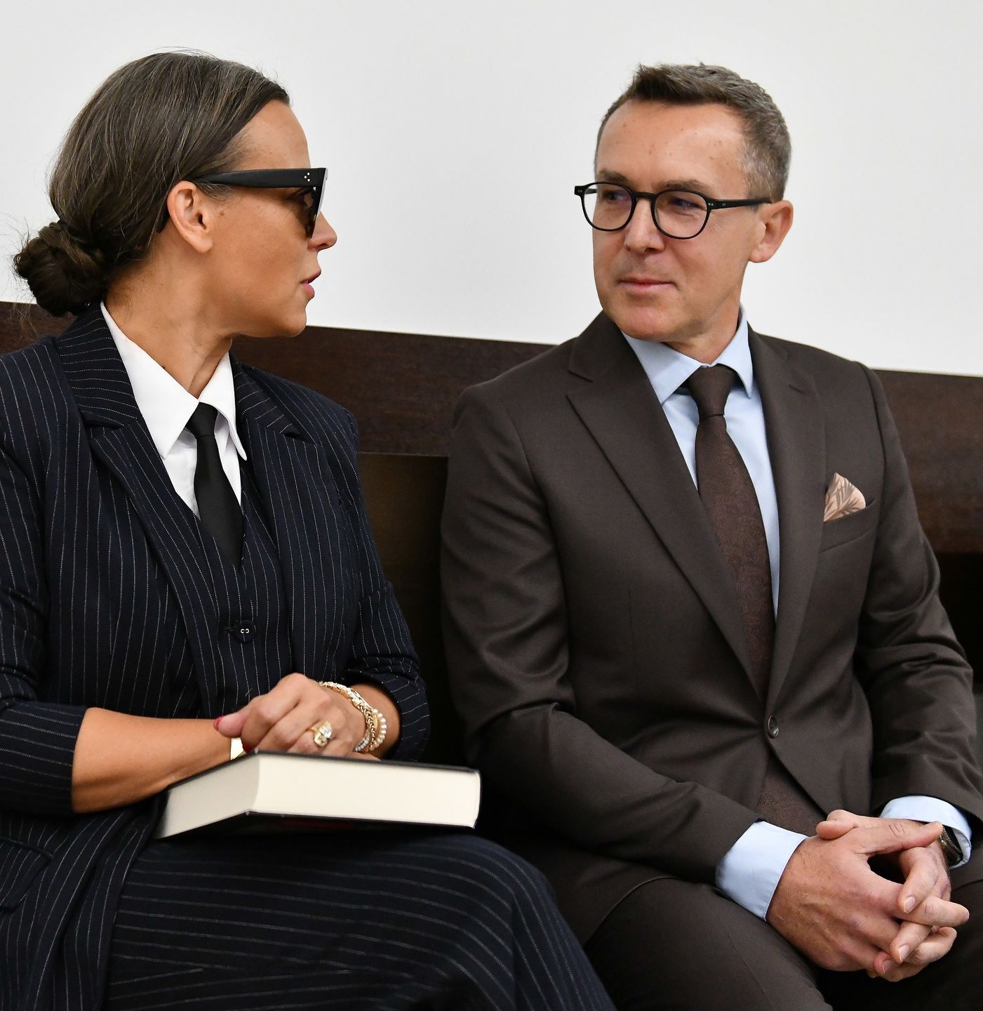 Anna Mucha i Maciej Kurzajewski w sądzie