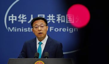  Rzecznik chińskiego MSZ Zhao Lijian 