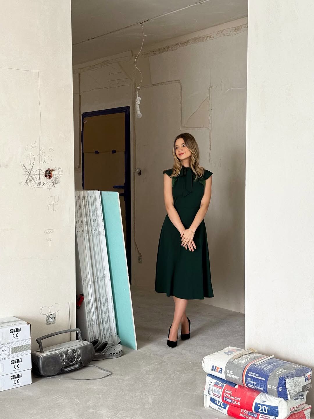 Julia Wróblewska w nowym mieszkaniu