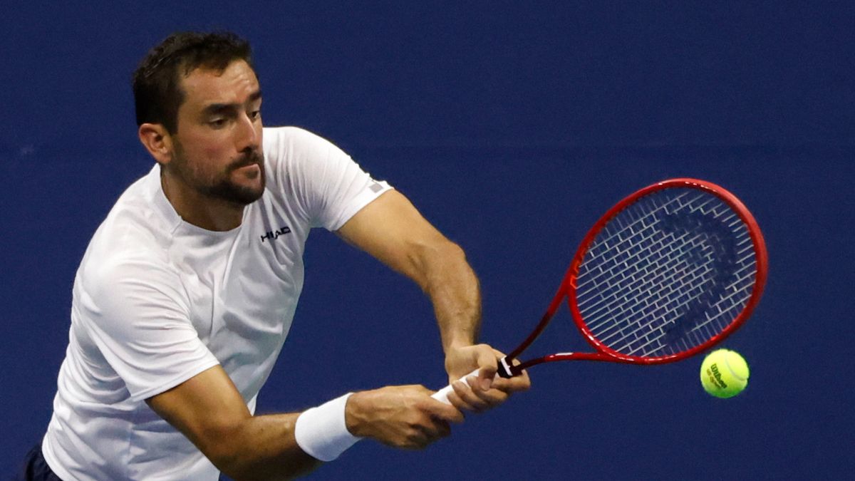 PAP/EPA / JASON SZENES / Na zdjęciu: Marin Cilić